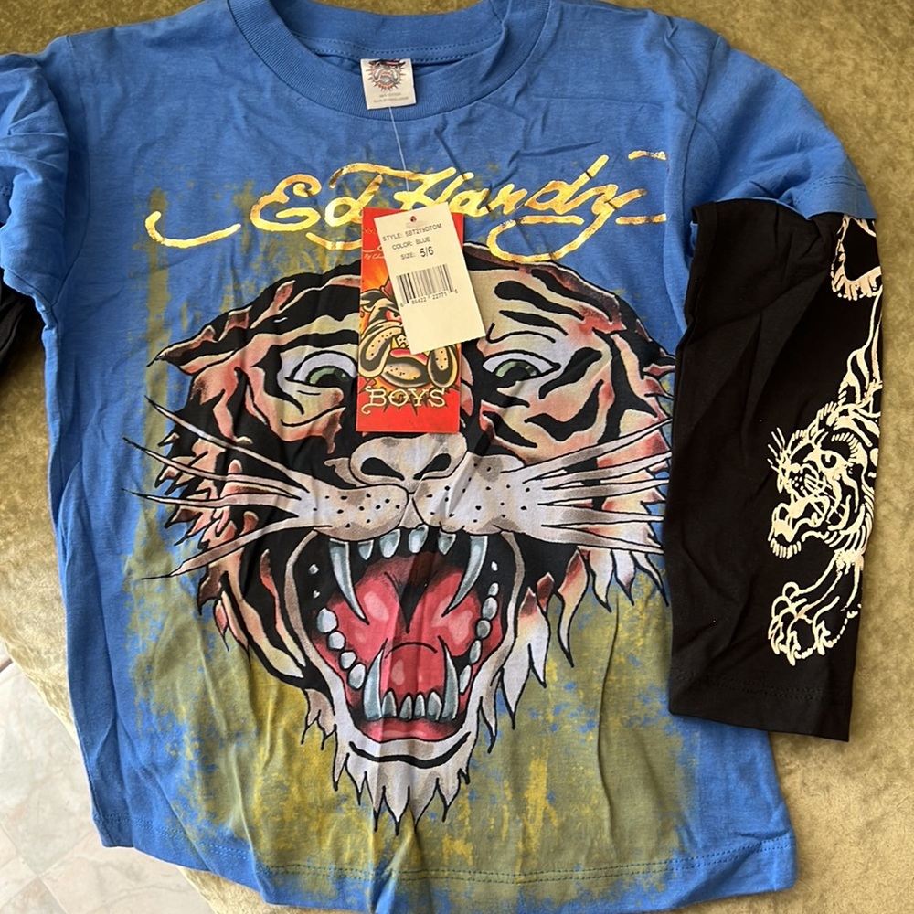 Ed Hardy kids boys long sleeve tee - Picture 2 of 3